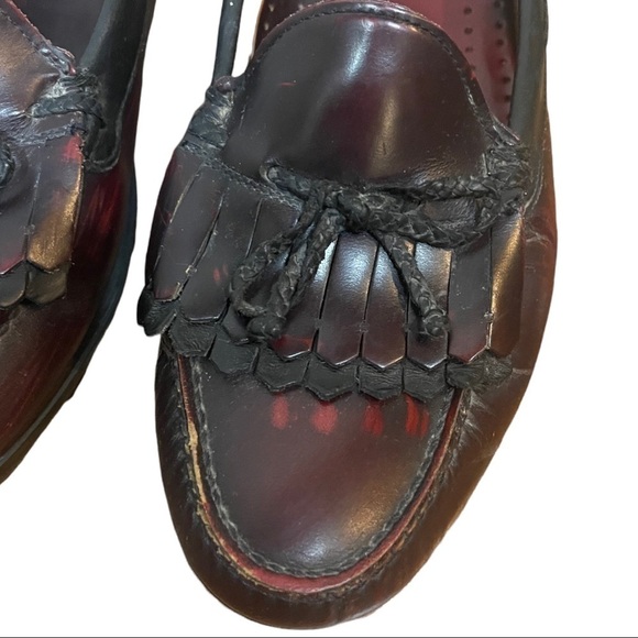 J.murphy Two Tone Black & Red Loafers main image 6